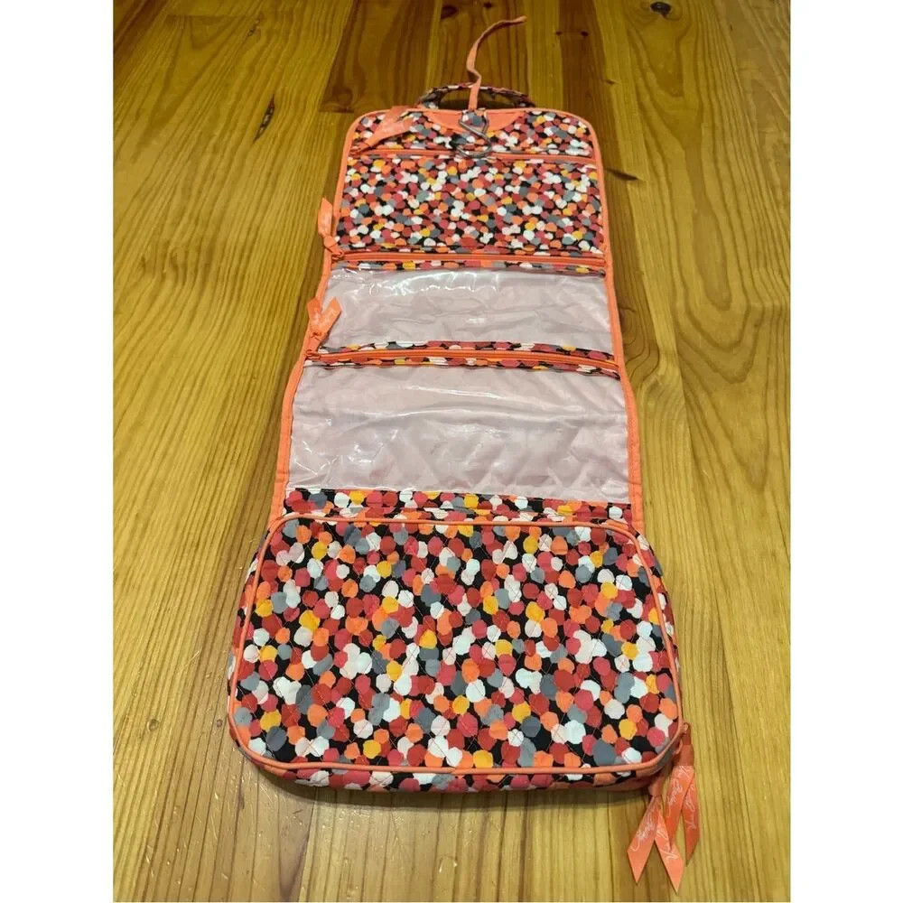 Vera Bradley Foldable Hanging Organizer Pixie Confetti Vacation Travel